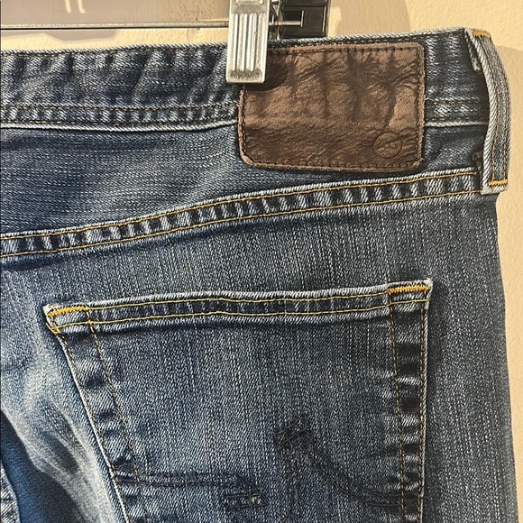 Ag Adriano Goldschmied Blue Jeans with Vintage Wash - Picture 5 of 5
